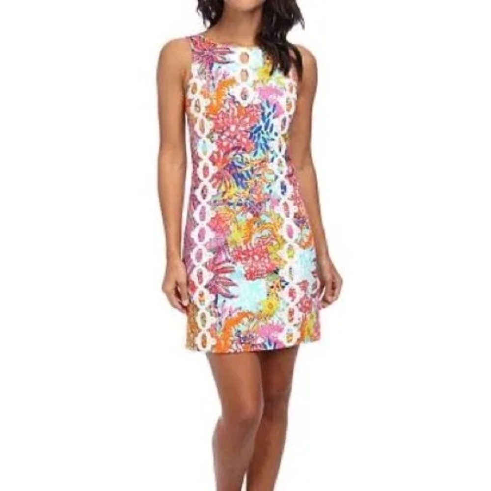 Lilly Pulitzer Multicolor Floral Sleeveless Shift Dress
